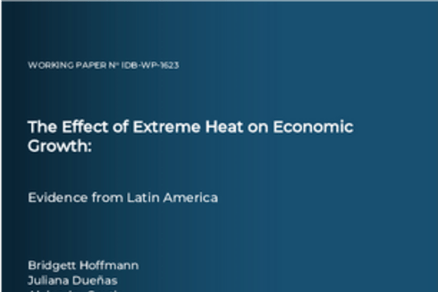 Cover for The Effect of Extreme Heat - Publications - Inter American Development Bank - IDB